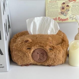 카피바라 티슈 케이스 휴지 각 곽 커버 사각 선물