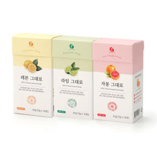 그대로말린 100% 천연 과일분말세트 모음
