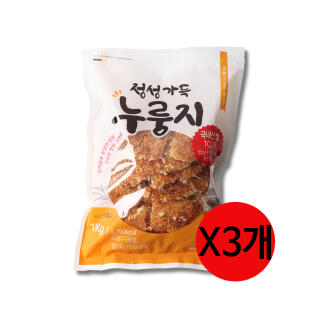 정성가득 누룽지 1kg x3개
