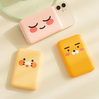 카카오프렌즈 어부바 무선 충전 보조배터리5000mAh