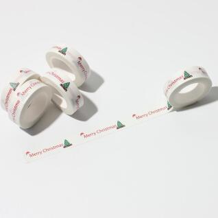 크라프트백색마스킹테이프_메리크리스마스