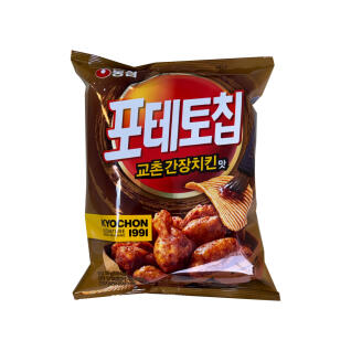 농심 포테토칩 교촌 간장치킨맛 (55g) X10개