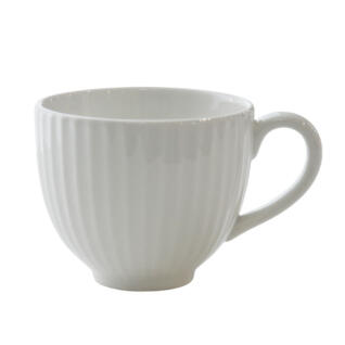 라크 포셀린 호텔 머그컵 화이트 라인 라떼잔 350ml