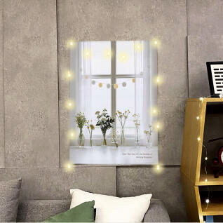 모닝블루밍 창문 패브릭포스터 S (50x70cm)