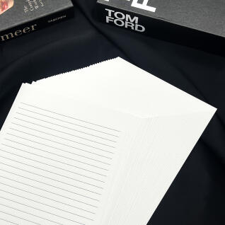 대용량 화이트 편지지 세트 (50장)