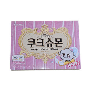 크라운 쿠크슈몬 화이트 쿠키 과자 289g