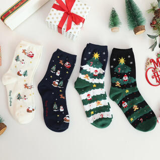 키키이브 여성 크리스마스양말