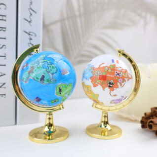 오늘놀이 DIY 지구본 세계지도 투명 스티커 포함