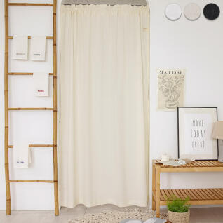 실용적인 내추럴 광목 가리개커튼 3color