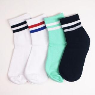스트라이프 줄무늬 중목 양말 4color