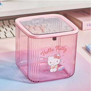 헬로키티 투명 휴지통 (H106202)