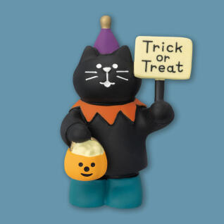 concombre trick or treat 고양이