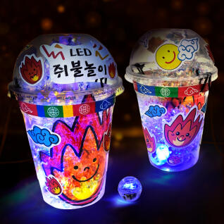 만들기 LED 전통 쥐불 놀이(4인묶음포장)