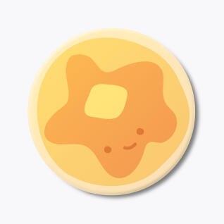 [동그리 손거울] 퐁신퐁신 팬케이크