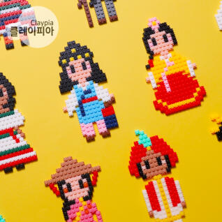 다문화 세계 전통의상 만들기 디폼블럭 세트