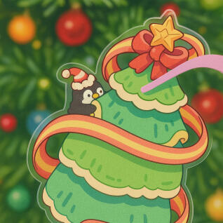 크리스마스 집 꾸미기 3D 입체 다꾸 스티커 제작 DIY