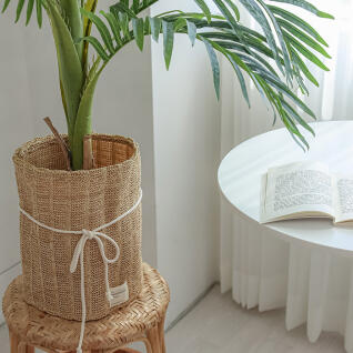 [딜] 인테리어 화분 커버 L/XL 특가 모음 (라인왕골/가죽/황마)