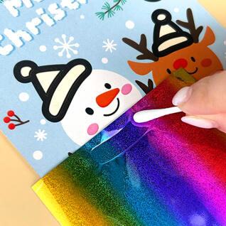 오늘놀이 반짝반짝 크리스마스 포일아트 봉투 포함