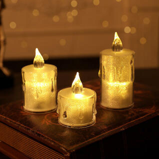 로맨틱 미니 전자양초 3p