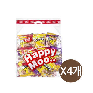 해피무 과자 초코쿠키 40입 x4개