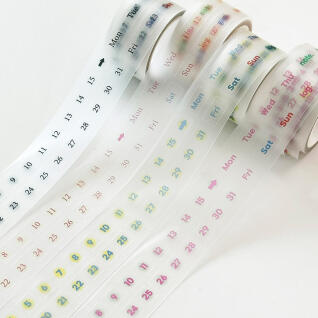 기록적인 계획 키스컷 마스킹테이프(4종)