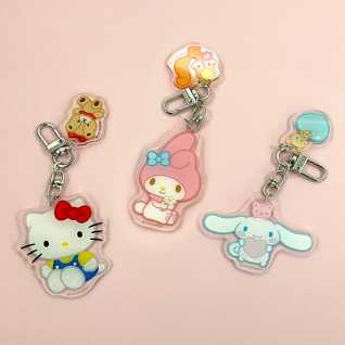 [딜] 산리오 캐릭터즈 아크릴 키링 (포차코,키티,시나모롤,쿠로미~)