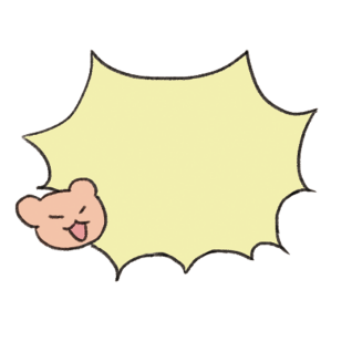 일상 말풍선 모조지 스티커