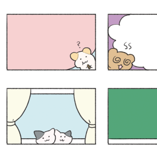 네모네모 모조지 스티커