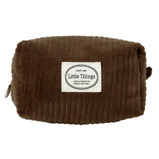 파우치 딥브라운 