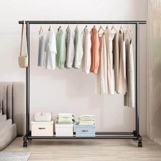 도도행거 1단 1500 철제 스탠드 이동식 옷걸이