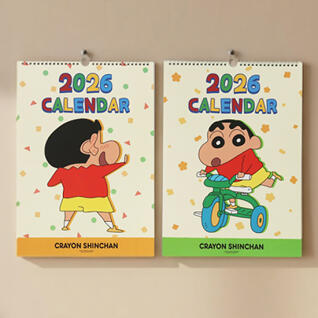 플라잉웨일즈 짱구는못말려 2026 벽걸이캘린더 달력