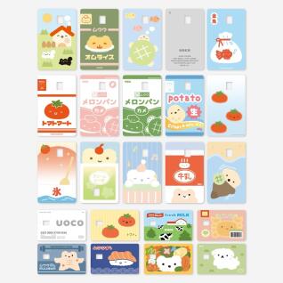 [후카후카스튜디오]워터프루프 리무버블 카드스티커