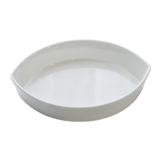 라크 포셀린 호텔 접시 화이트 오발 볼 플레이트 1P