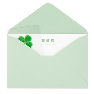 네잎클로버 편지지 