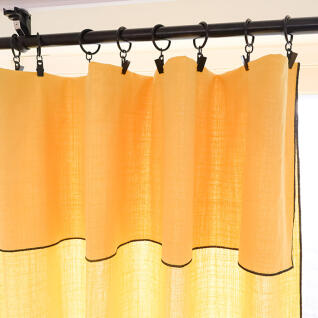 줄리 블랙엣지 프릴커튼 4color