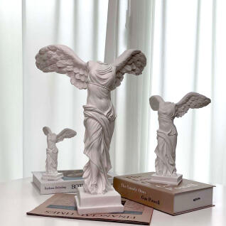 승리의 여신 니케 조각상 석고상 대형40cm 화이트