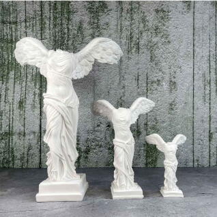 승리의 여신 니케 조각상 석고상 대형40cm 화이트