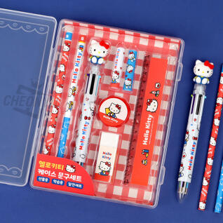 [산리오] 헬로키티 케이스 문구세트