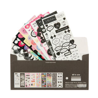 주접 씰스티커팩 버라이어티17