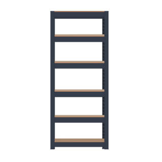 홈던트하우스 조립식 철제 선반6단 800 x 500 x 1800