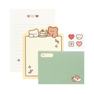 고미 편지지 돔송 