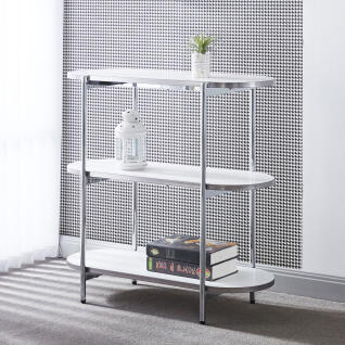 라운드 수납선반 미드 센츄리 선반 협탁 3단