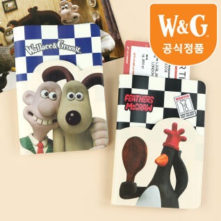 핑크풋 [공식정품]월레스와그로밋 여권케이스