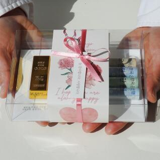 골드바 미니 용돈박스, 쇼핑백증정