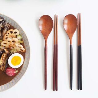 니코트 우드 네츄럴 수저 세트