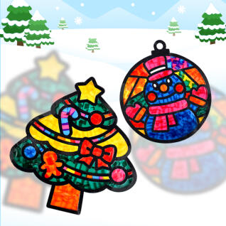 오늘놀이 겨울 오너먼트 썬캐쳐 만들기 키트 2종 택1