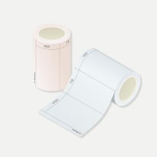 메모롤 점착메모지 위클리 플래너 (이지컷)