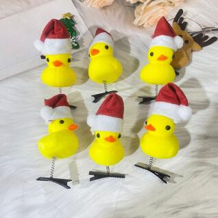 크리스마스 산타오리 집게 머리핀 파티 단체행사