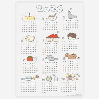 [유오코]2026 포스터 캘린더