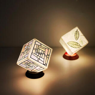 한지공예 미니 램프 조명 인테리어